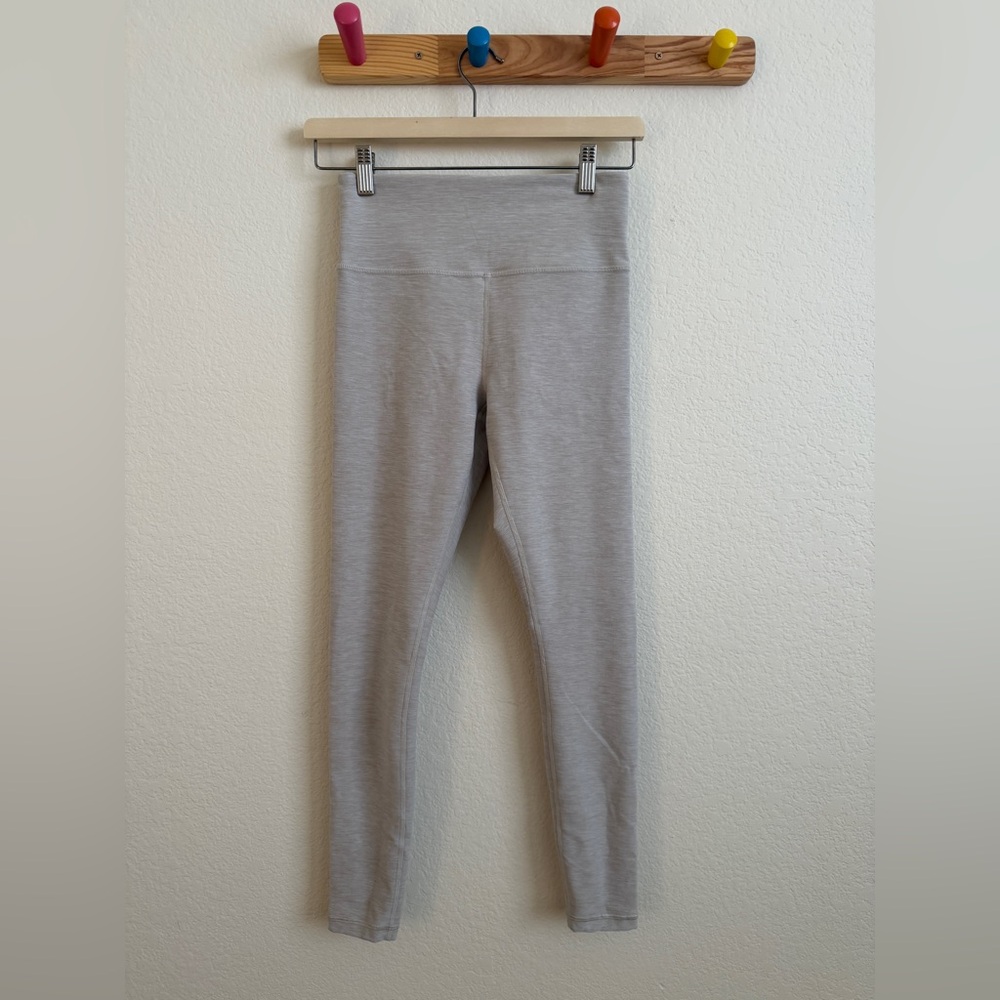 Athleta Heathered Gray High Rise Leggings